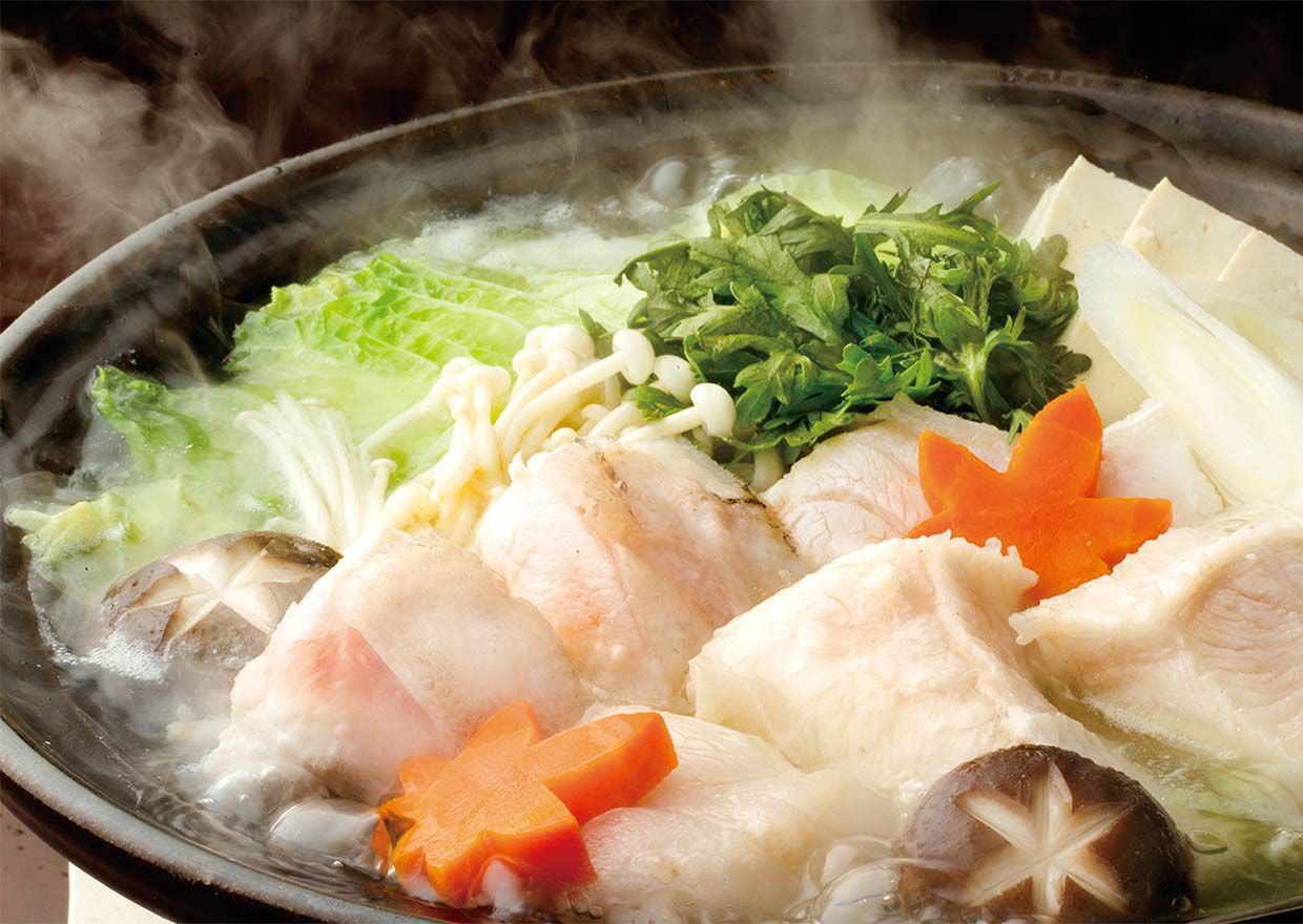 ザワつく！金曜日で紹介】天然くえ鍋 3人前＜刻み野菜・薬味・ポン酢付